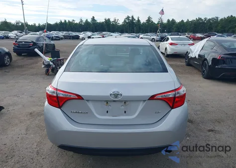 2016 Toyota Corolla Le из США, поврежденный, VIN 2T1BURHE4GC598725